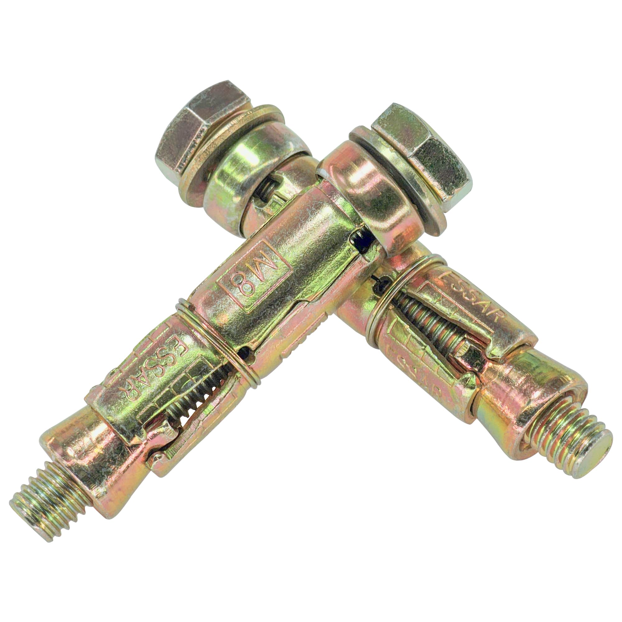 Lot de 12 boulons à expansion robustes (M8)