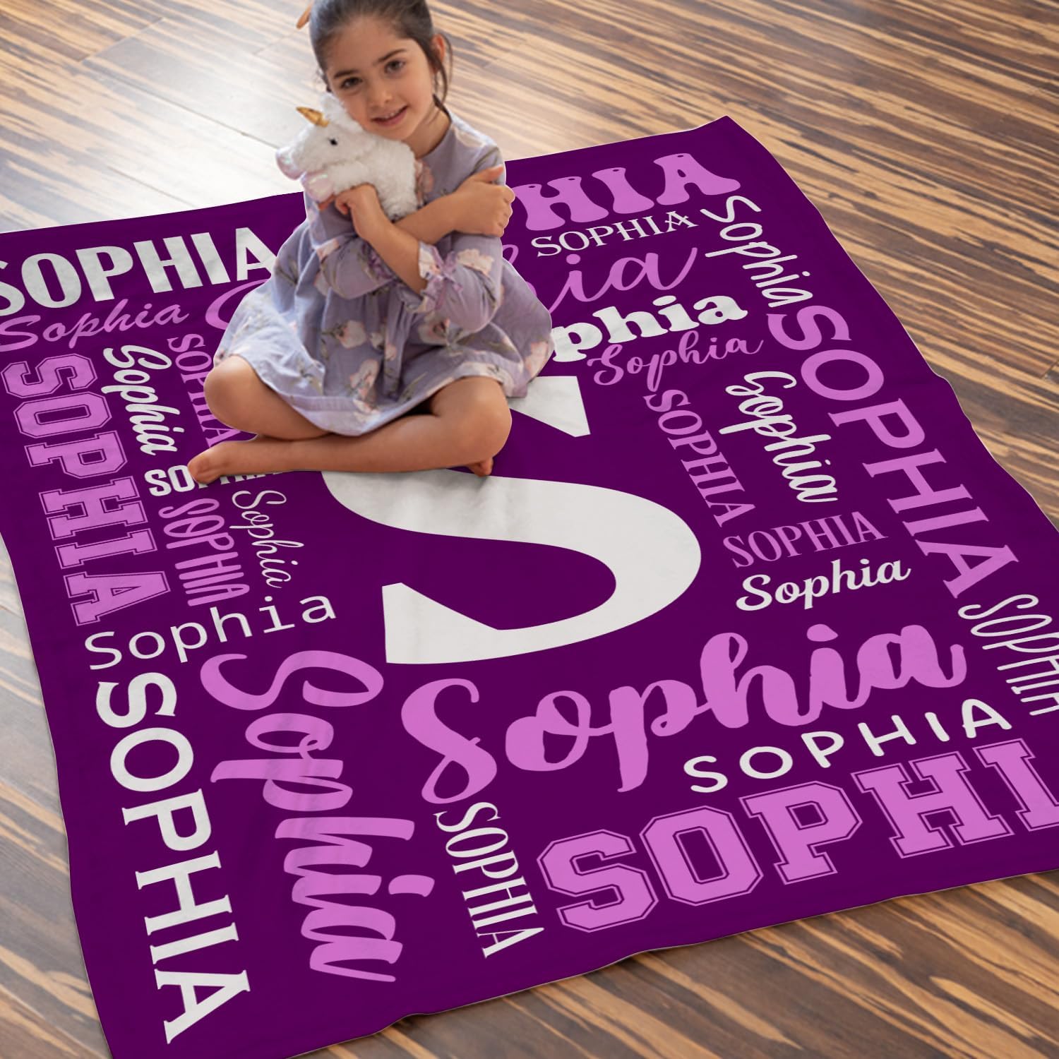 Custom Name Blanket - Personalized Swaddle Throw, Soft Newborn Quilt, Baby Boy Gift, Unique Keepsake for Baby Shower