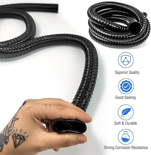 Miniatura 6 de Kit de bomba de sentina automática para barcos, kit de plomería de bomba de sentina de 1-18 pulgadas, incluye bomba de sentina de 12 V 1100 Gph, 1