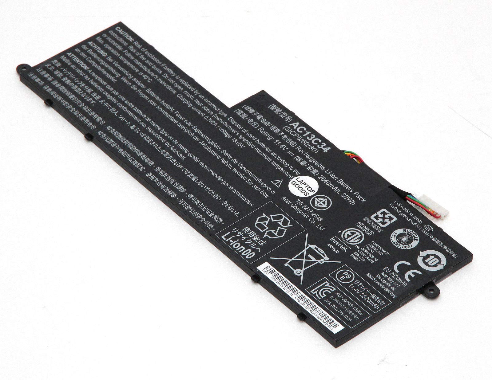 SellZone AC13C34 Laptop Battery for Accer Laptops (B08MW417FF) Amazon Price History, Amazon Price Tracker