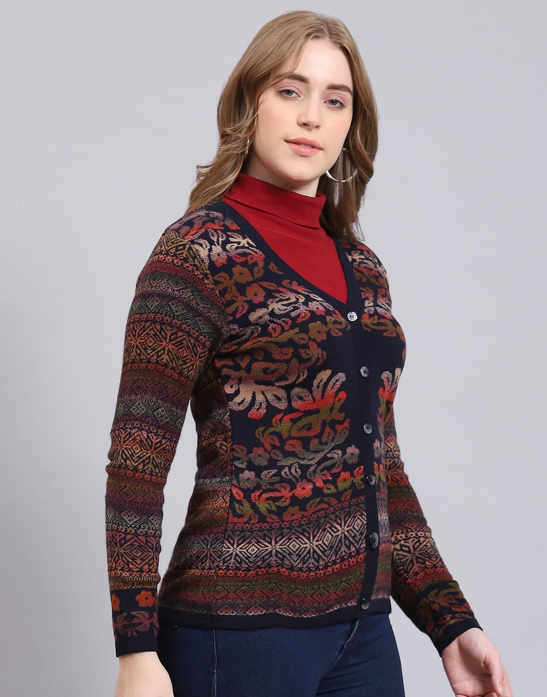 Monte Carlo Navy Self Design Cardigan 3