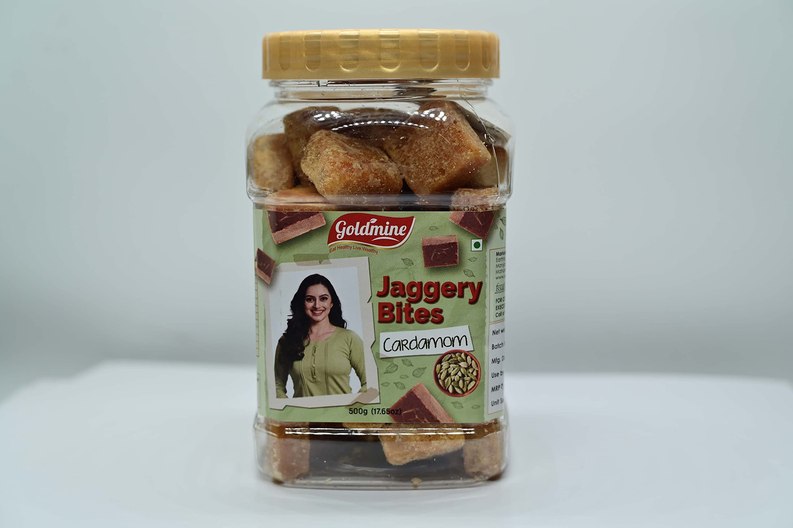 Goldmine Cardamom Jaggery Bites | Block Jaggery | Pure and Natural | Chemical Free | Sugar Alternative, 500 g (B0C33WSDQH) Amazon Price History, Amazon Price Tracker
