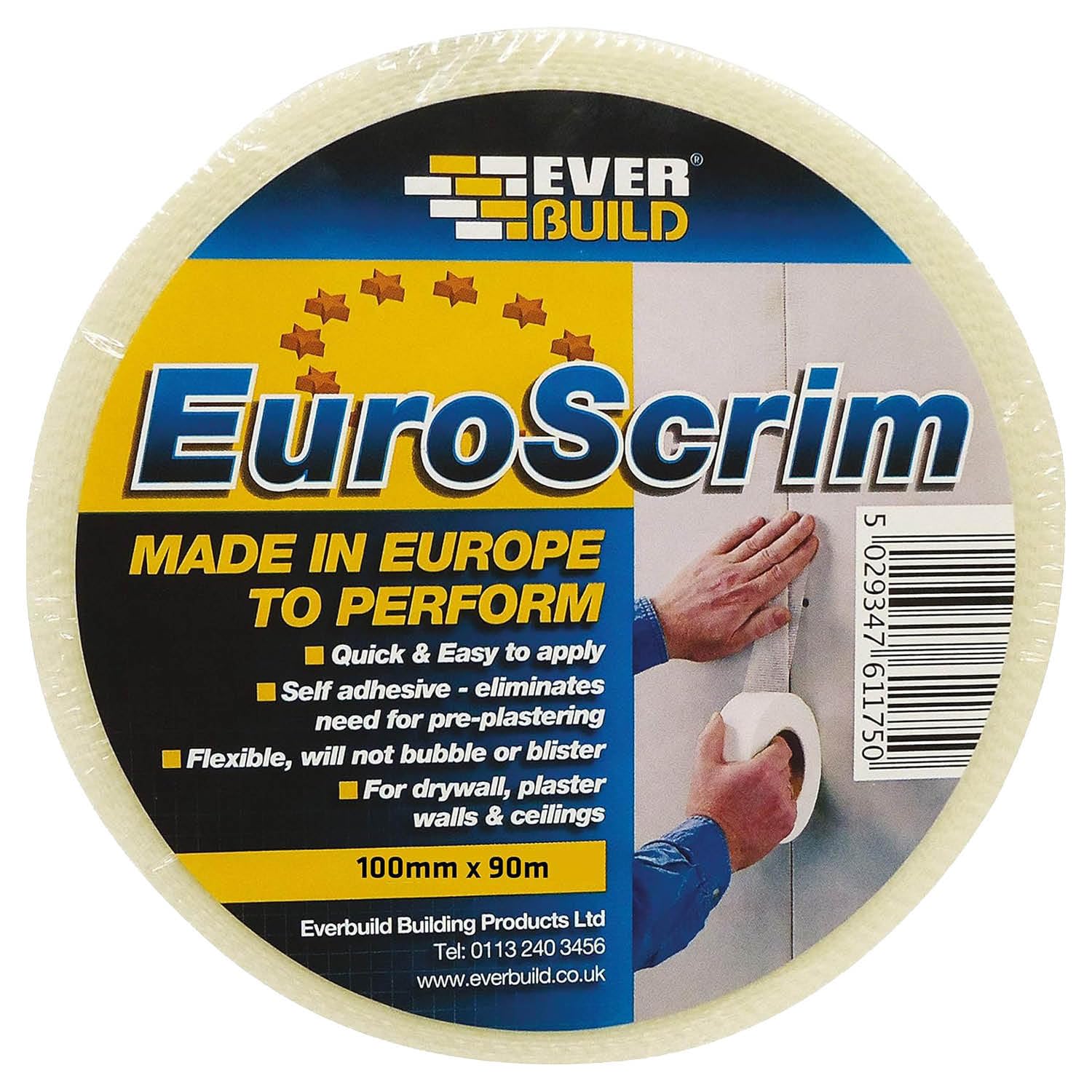 Everbuild Sika Everbuild 484688 100Mm X 90M Scrim Tape