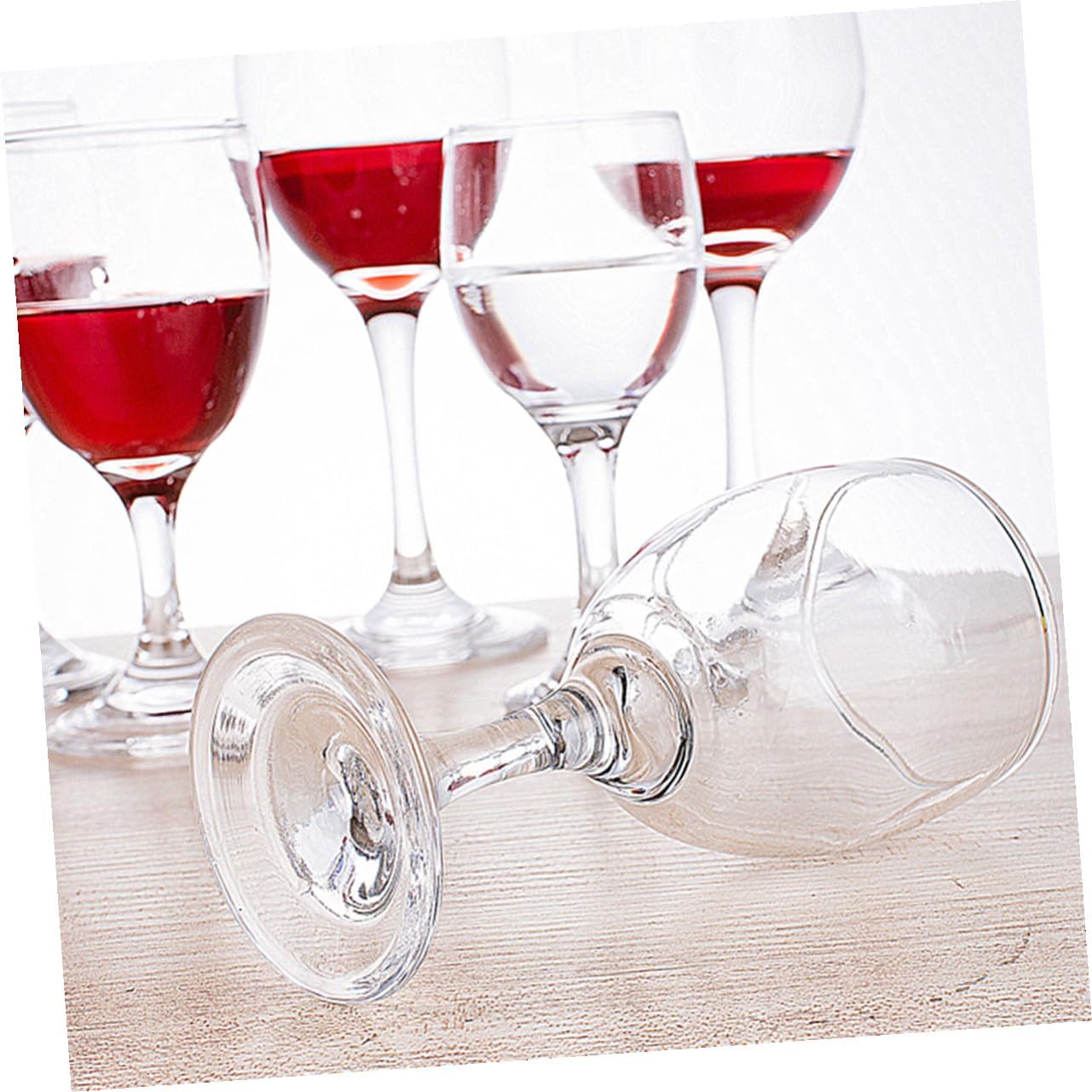 FUOYLOO Acrylic Martini Glasses Set of 2, Cocktail Drinkware, Modern Martini Glasses for Home Bar, Restaurant, and Party Use