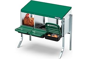 3-Hole Roll-Away Chicken Nesting Box with Metal Legs
