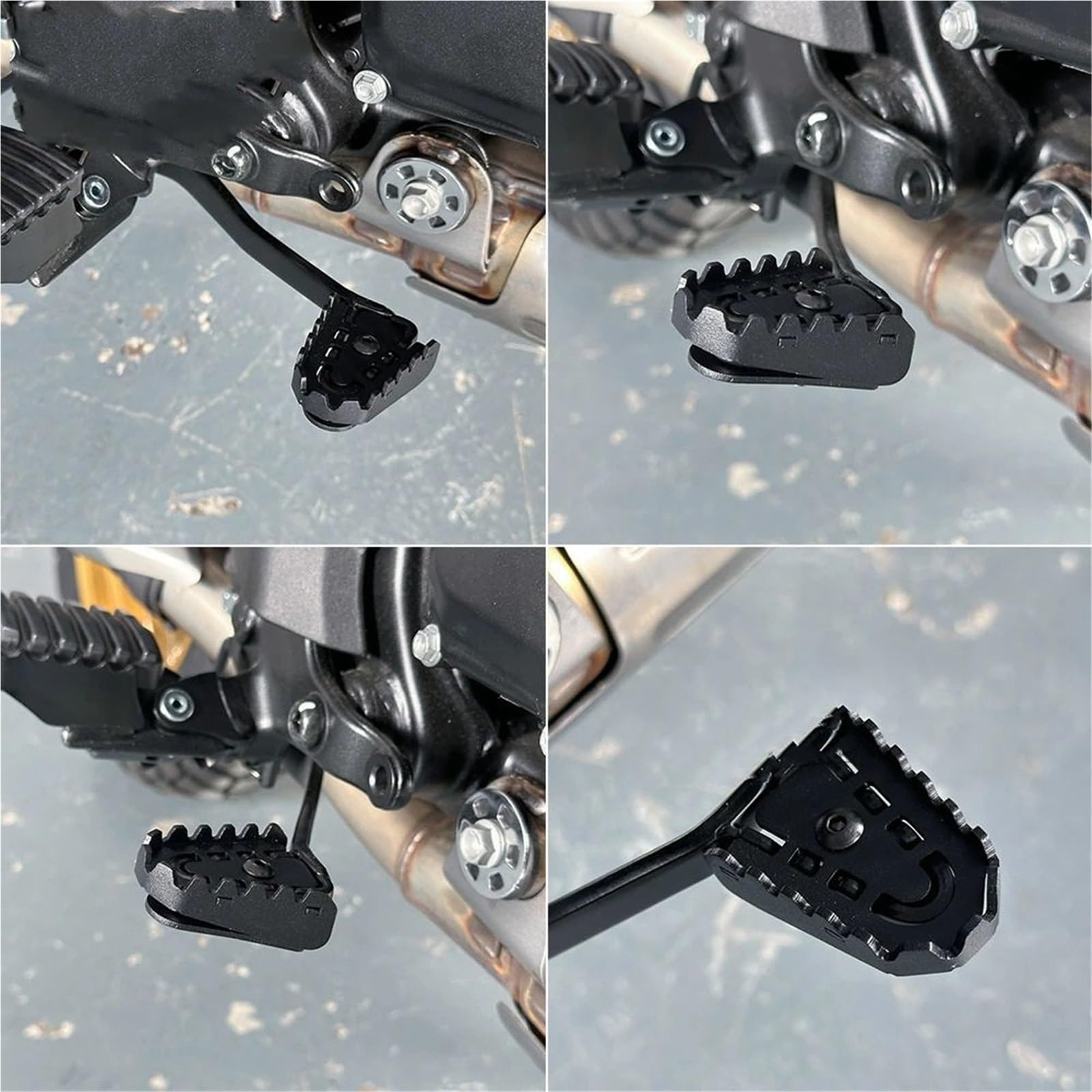 regulowany Pedały Powiększenie pedału hamulca nożnego Pasuje do Honda XL750 Transalp 750 2023-2024 końcówki stojaka Podnóżki motocyklowe
