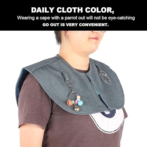 Miniatura 4 de Chal de pañales de loros, capa de hombro con soporte, protector de hombro antiarañazos, para empleados de tiendas de mascotas, amantes de pájaros y