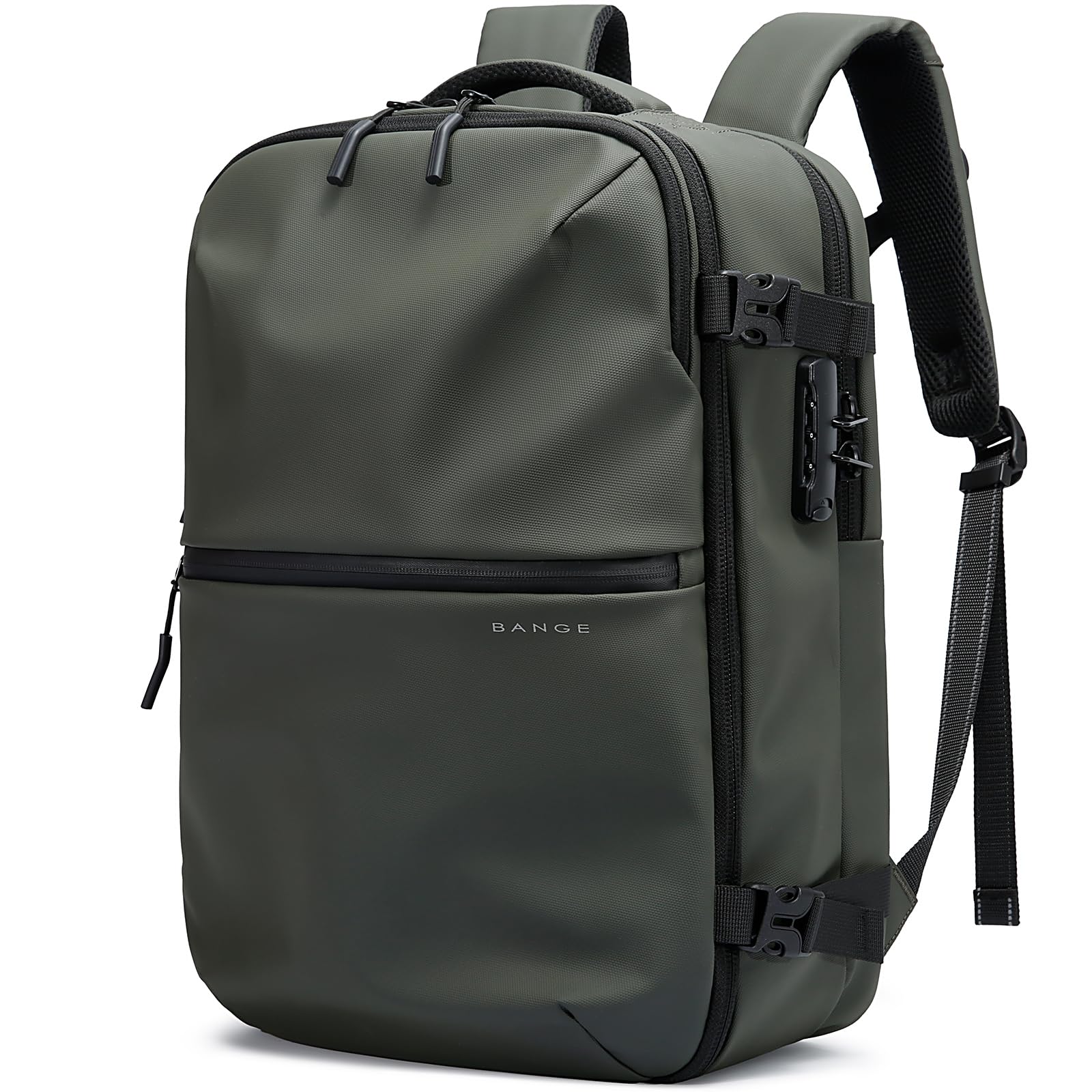 BANGE Travel Laptop Backpack for 15 6inch Waterproof Weekender Bag with Water Bottle Holder Carry-On Suitcase Luggage Backpack