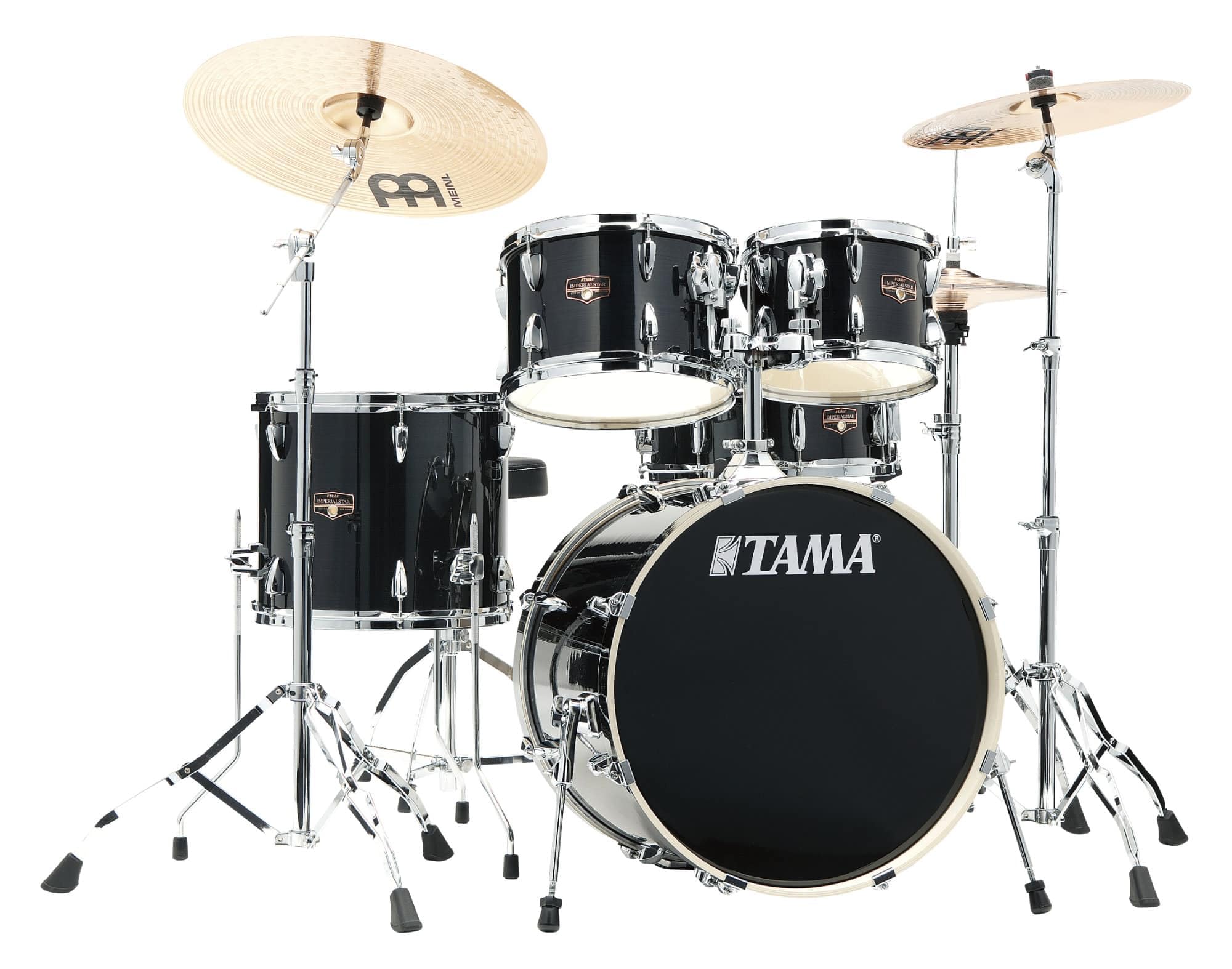 Tama IP50H6W-HBK Imperialstar 5-Piece Drum Kit (Hairline Black)