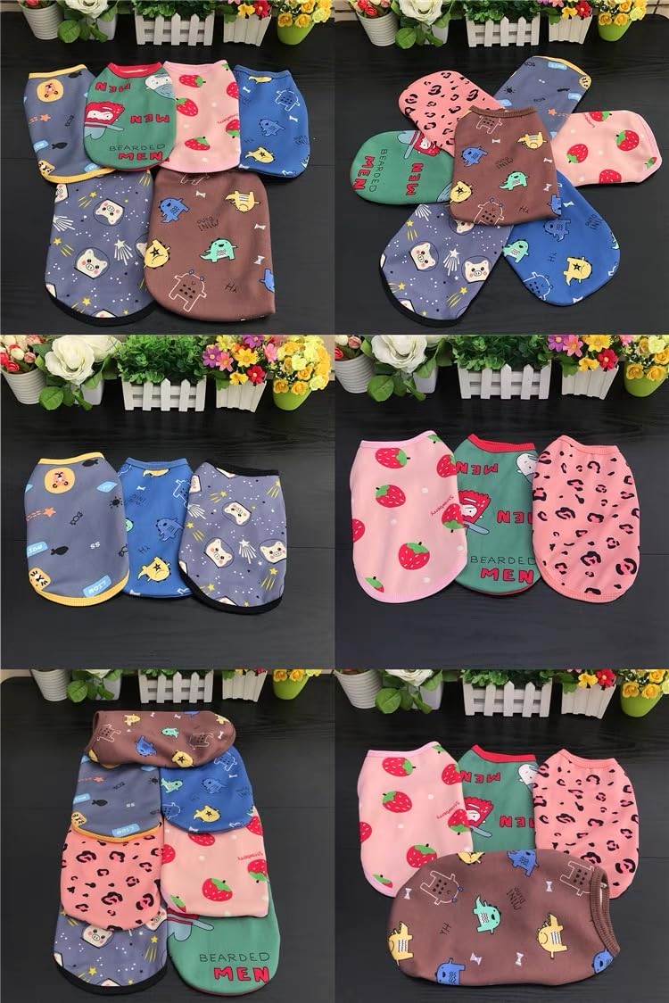 Amazon.co.jp: 犬服 秋 冬 (S〜6XL) 犬の服 可愛い キャラクタータンク