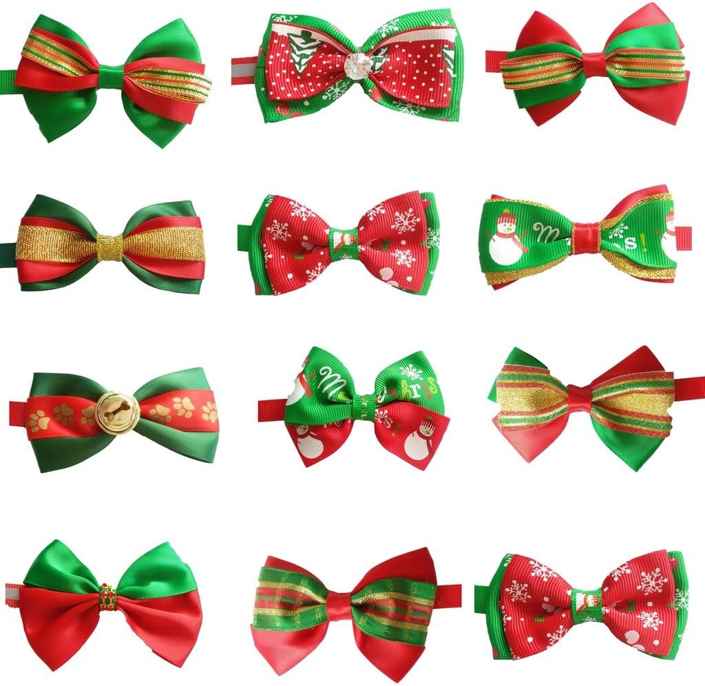 christmas bow ties for dogs