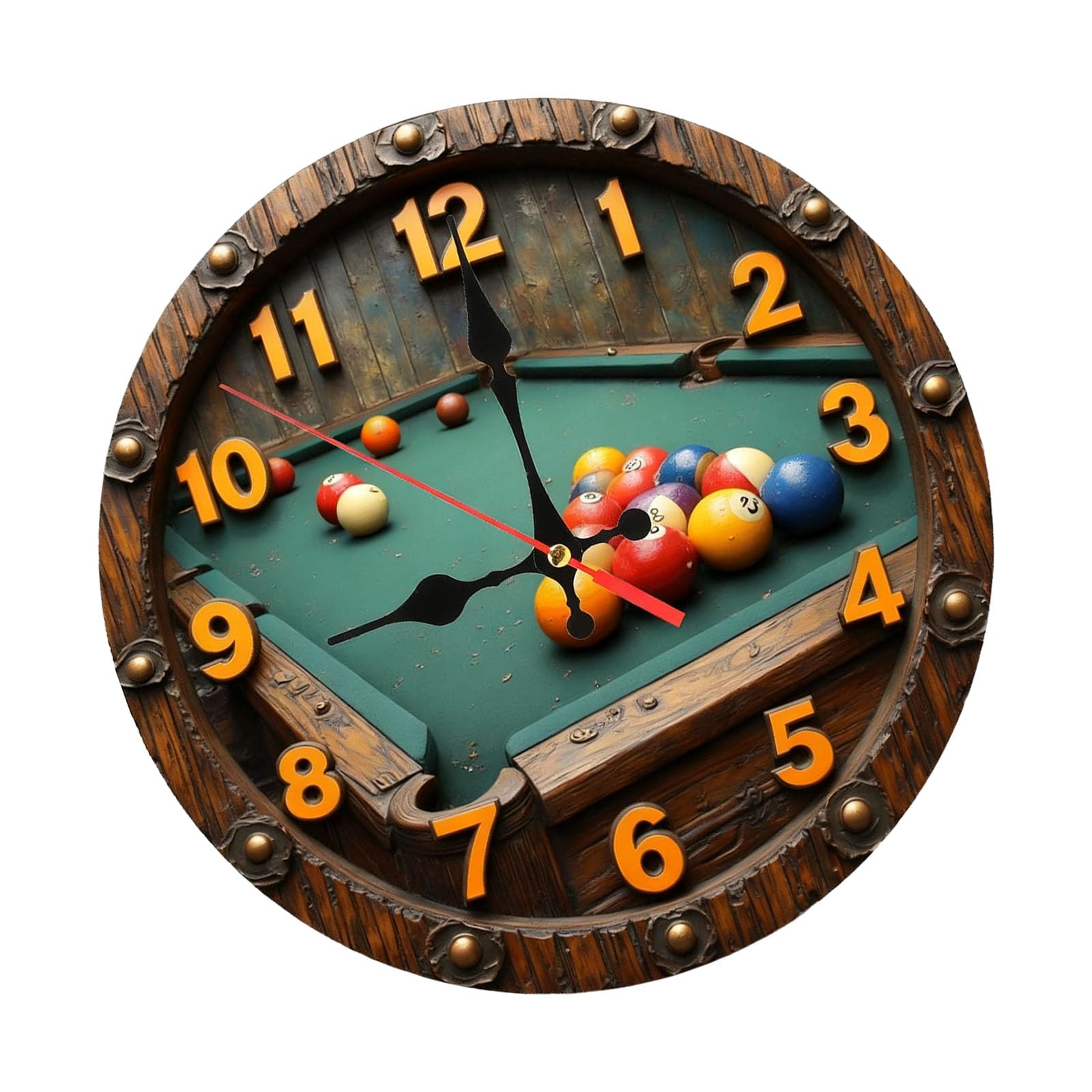Shurhome Wall Clock Decorative Clock Silents, Battery Operated, Moderns Decors Living Room, Kitchen, Housewarmings Gift Silents Clocks Battery Operated None Ticking Clocks