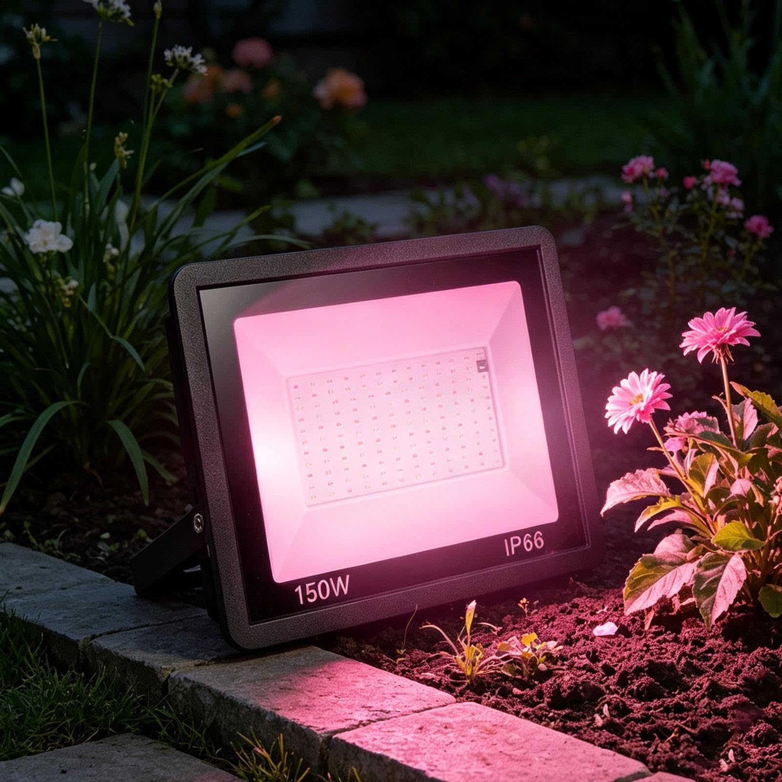 Naświetlacz LED do użytku zewnętrznego Oprawa Tarasowa RGB z Funkcją Zmiany | lampa LED zewnętrzna Do Ogrodu, Podwórka, Patio, Werandy, Ścieżek, Chodników I G