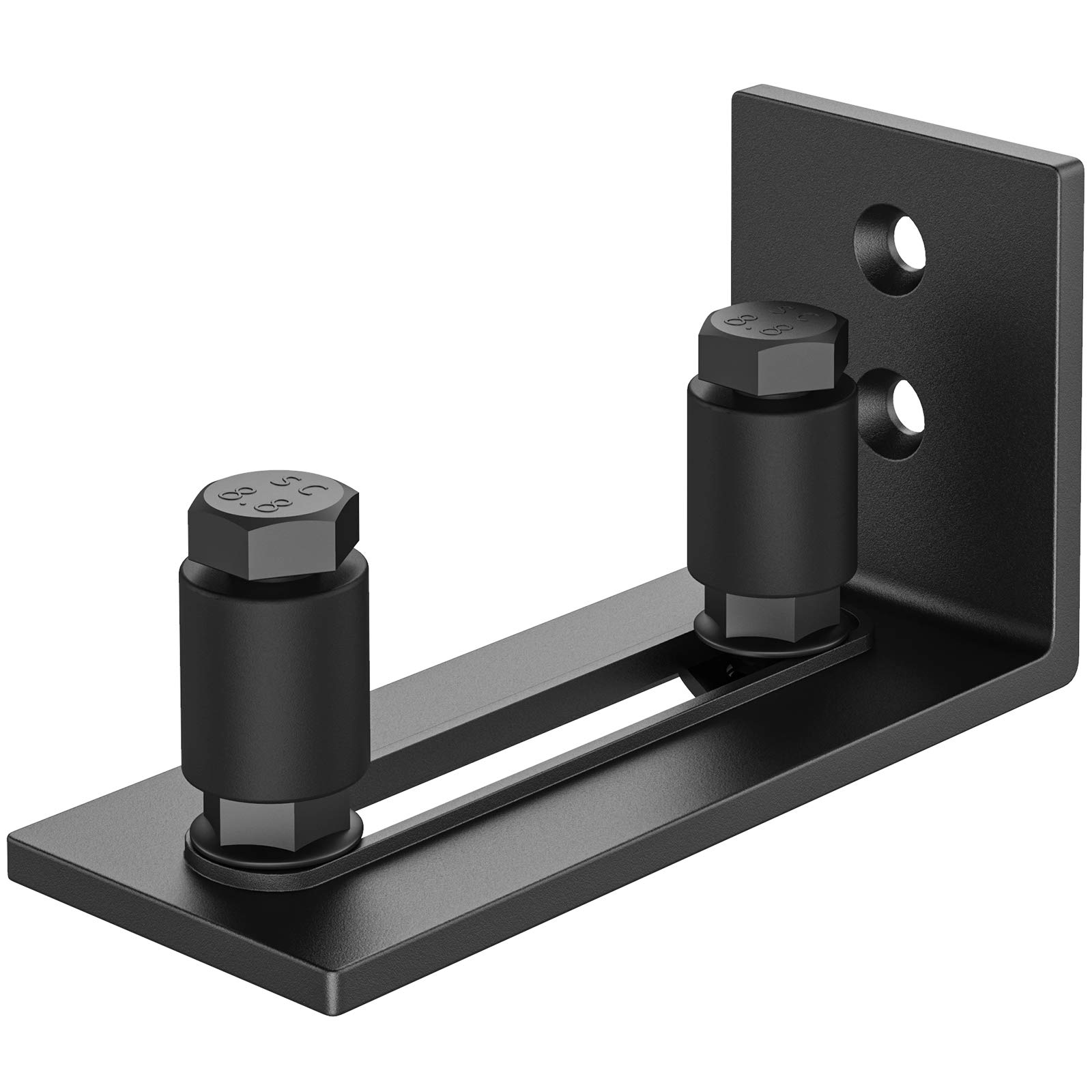 Sliding Barn Door Floor Guide, Adjustable Stay Roller, Flat &Flush Bottom Design, Anti-Rust Smooth Bearings