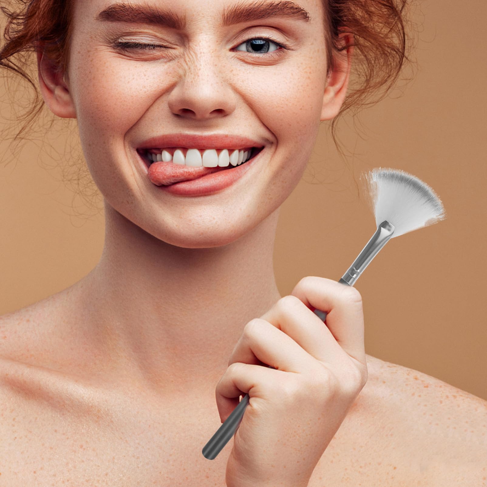 SOESFOUFU Facial Esthetician Tools 10pcs Brush Set for Makeup Application Highlighting