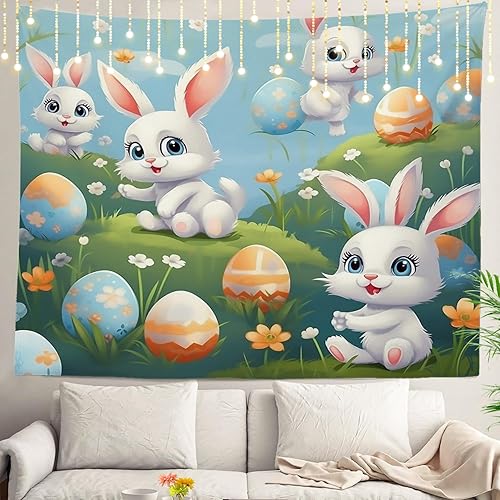 Miniatura 116 de Shrahala Tapiz de pared de acuarela desgastado, elegante pintura para colgar en la pared, tapiz grande decorativo de fibra de poliéster, dobladillo