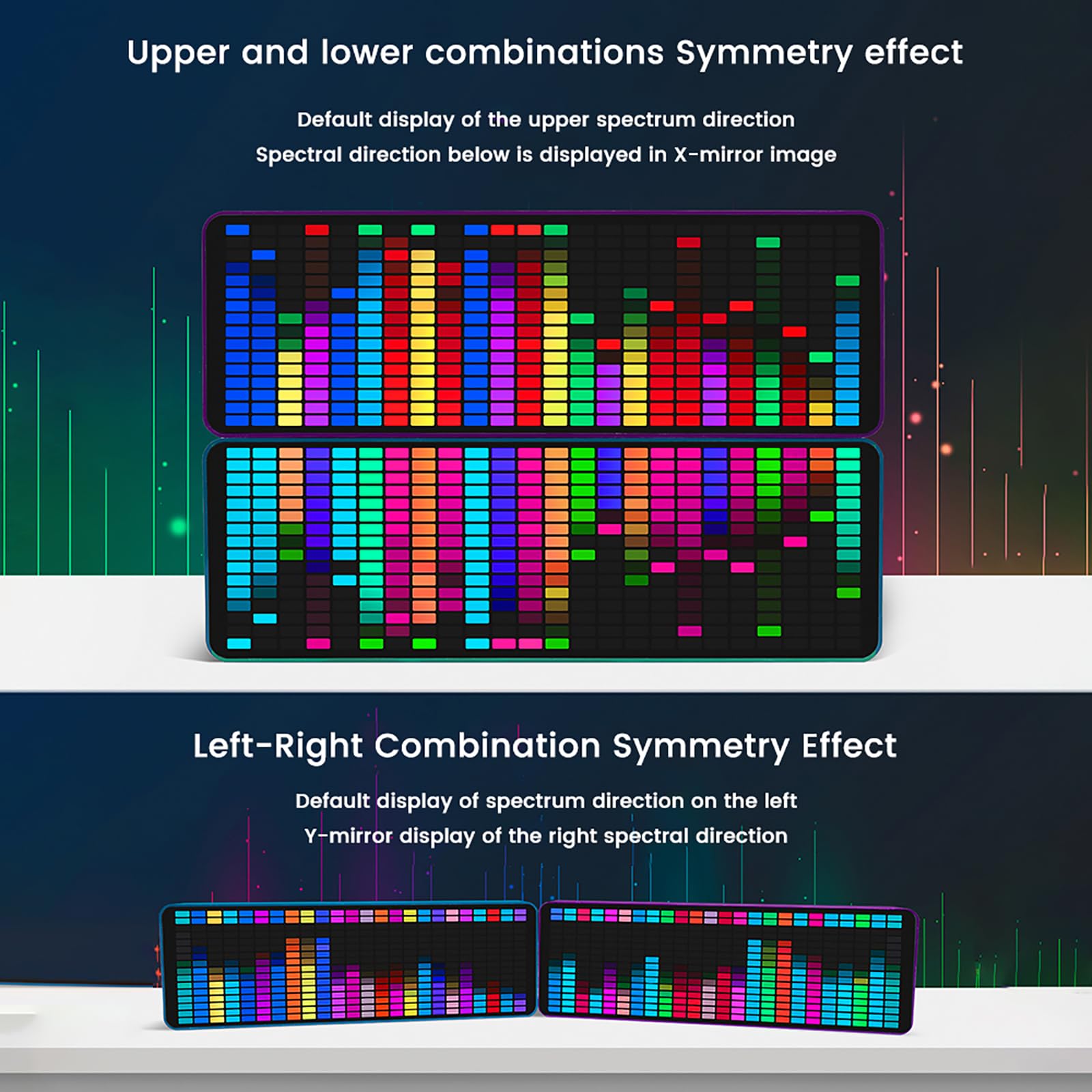 自作エフェクター Spectrum Sound Visualizer 3 Amazon.com: Pro Audio Spectrum Analyzer, VFD Display Music