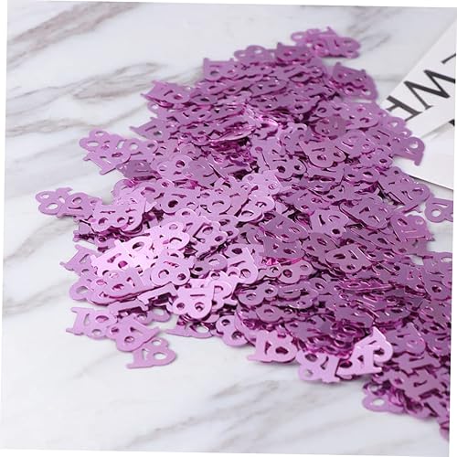 Miniatura 5 de Didiseaon 600 piezas de decoración de mesa de comedor de cumpleaños, confeti con purpurina, decoración de mesa de comedor, decoración de mesa de