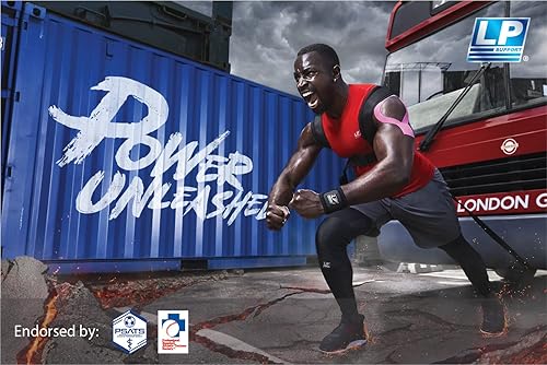 Miniatura 8 de LP SUPPORT 130XT Muñequera para hombres y mujeres con correa y tejido transpirable para apoyo de agarre de potencia, evita aliviar el túnel