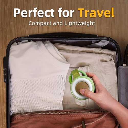 Miniatura 8 de alilo Chupete de bolsillo  Máquina de sonido portátil para bebés y niños  Luz nocturna  30 sonidos relajantes  Viaje  Ruido blanco  Temporizador