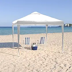 Tenda Articulada Gazebo 3x3m Articulado Alumínio Praia Camping Com Bolsa - Branco