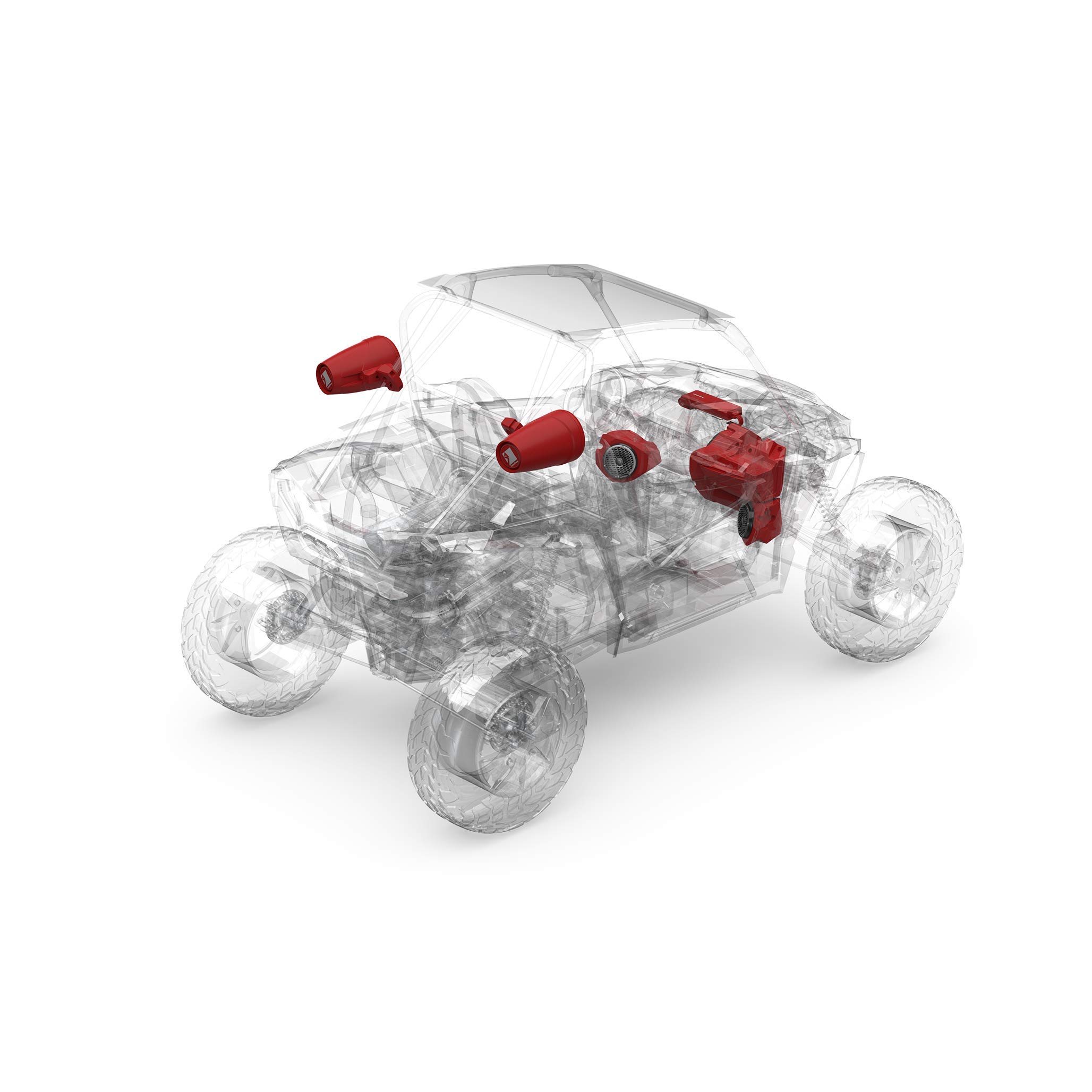 Buy Rockford Fosgate RZR14RCSTG6 Audio Kit Ride Command 3Way