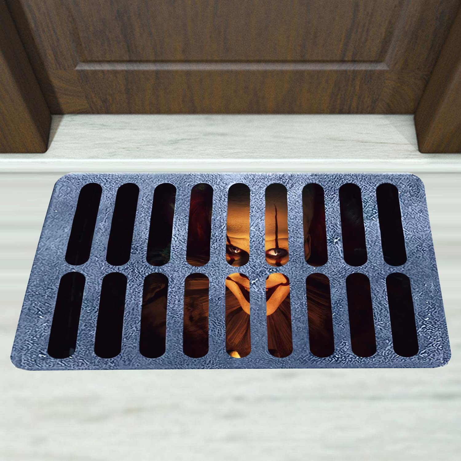 Benaton Horror Clown Teppich - 3D Gruselteppich Für Halloween