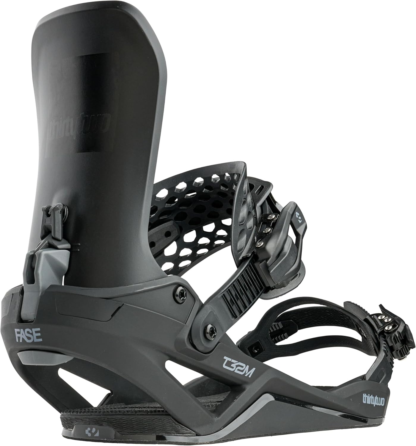ThirtyTwo T32M Fase Snowboard Bindings – Bradshaw Pro Model with Medium-Stiff Flex & Asym Support