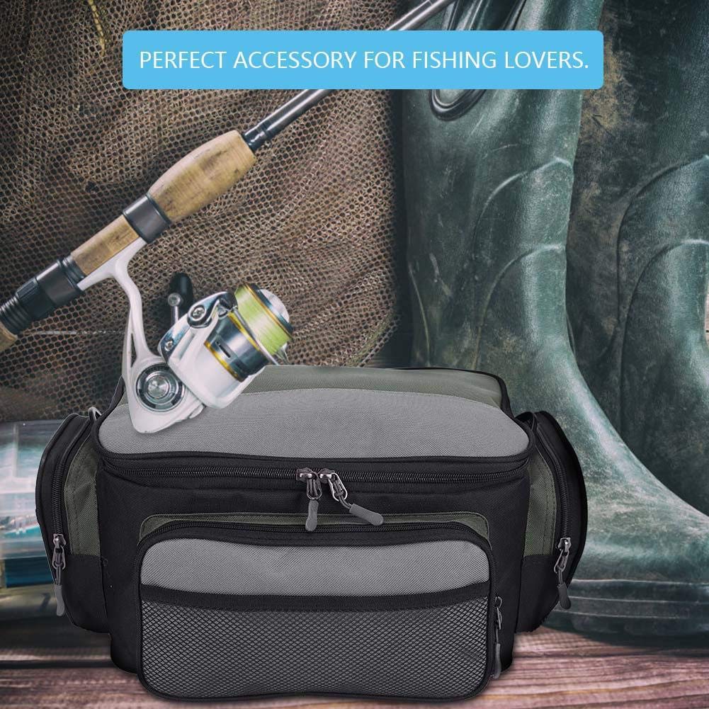 1 Borsa da Pesca, Borsa per la Pesca, Esca Resistente all'Usura, con Accessorio per Cintura Regolabile