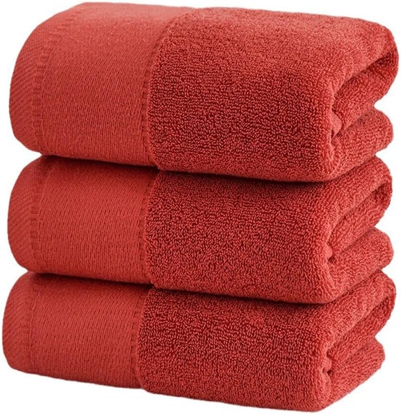 JSEIAJB Thickened Full Cotton Towel Cotton Plain Plain Woven Household Soft Long Staple Cotton