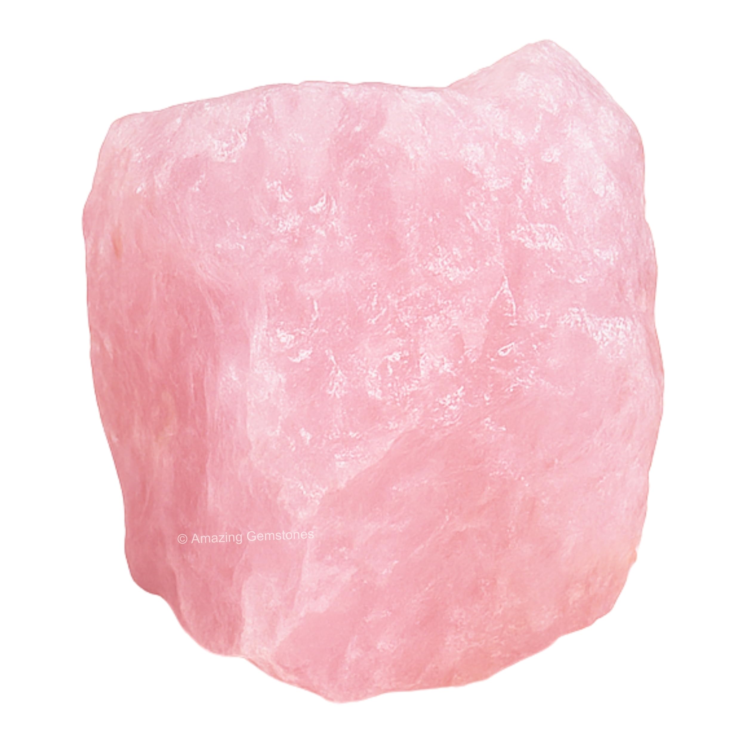 Rose Quartz Crystals and Healing Stones, 1 Piece Raw