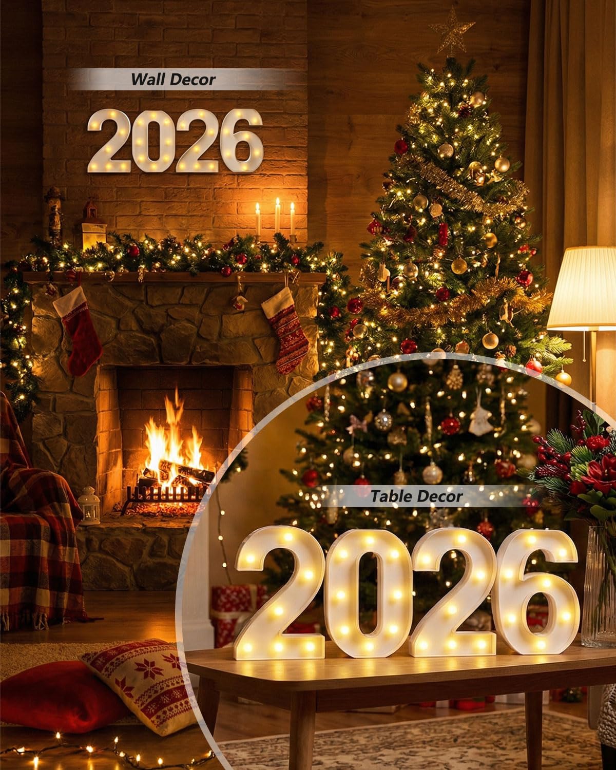 Lampada a LED con numeri con musica Happy Birthday, per ragazzi e ragazze, luce bianca calda, 18, con telecomando per decorazione di compleanno, casa, famiglia, decorazione da parete