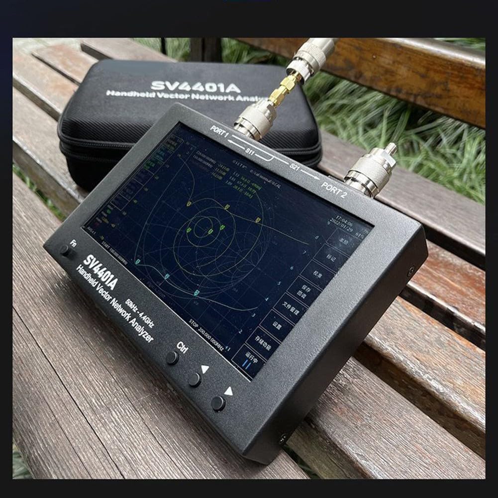 SV4401A 100dB Dynamischer 7-Zoll-LCD-VNA-Vektornetzwerkanalysator-Kits mit 8 GB Speicher