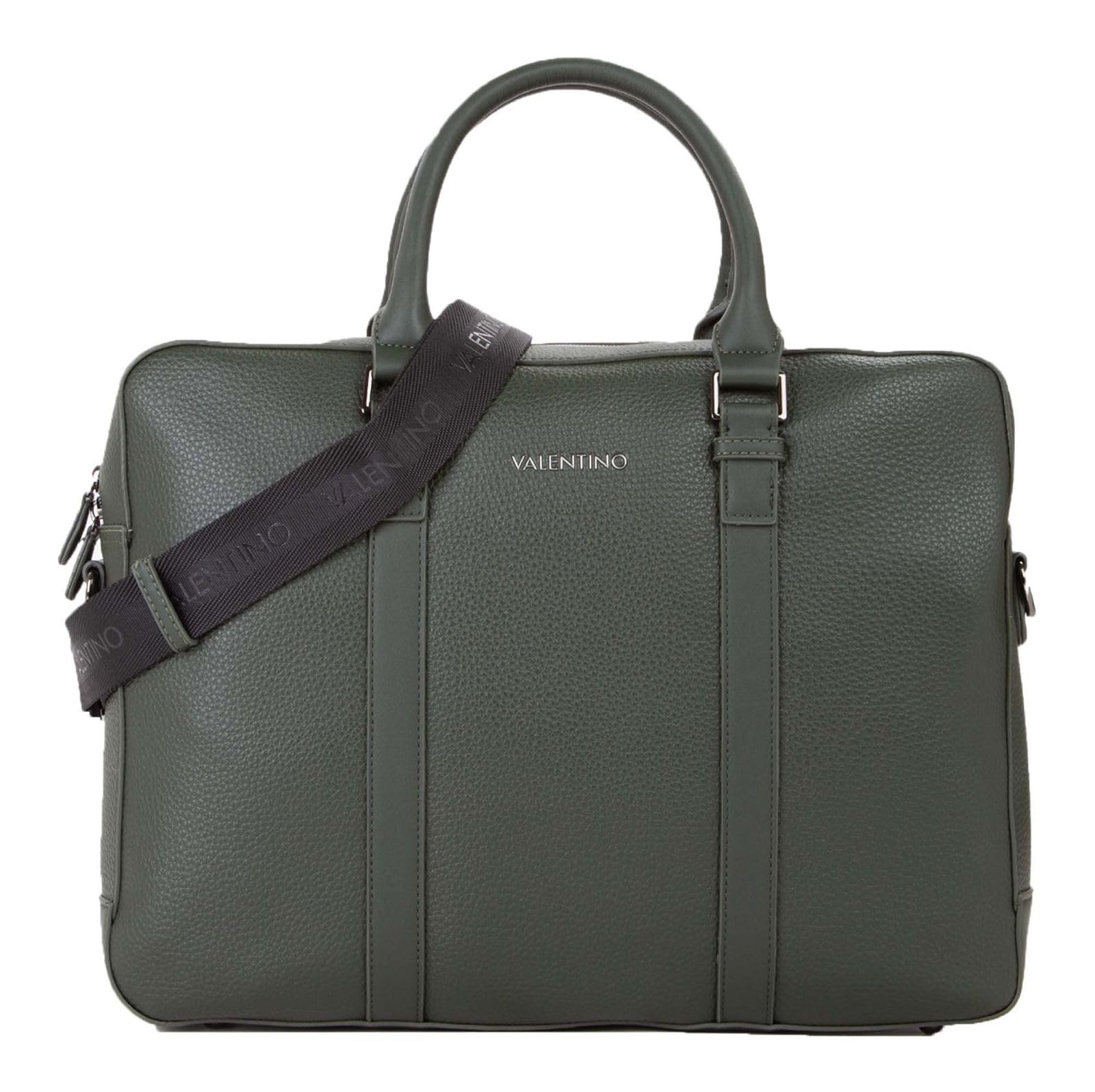 Valentino maletín bolsa de ordenador portátil con compartimento para portátil Efeo BRIEFCASE Militare verde abeto