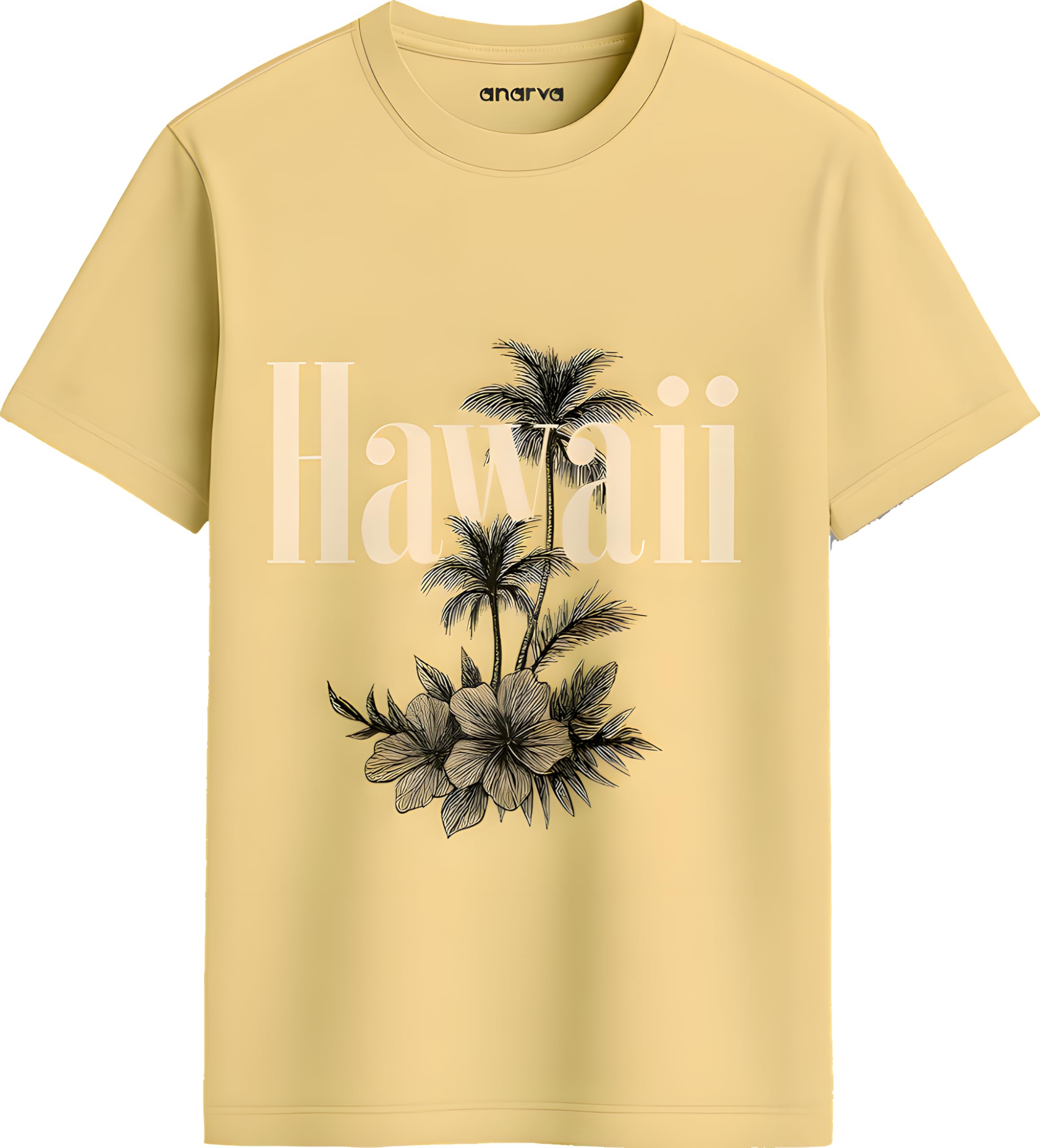 Amazon Brand - Anarva Men’s Cotton Printed Round Neck T-Shirt | Motivational Graphic Tee