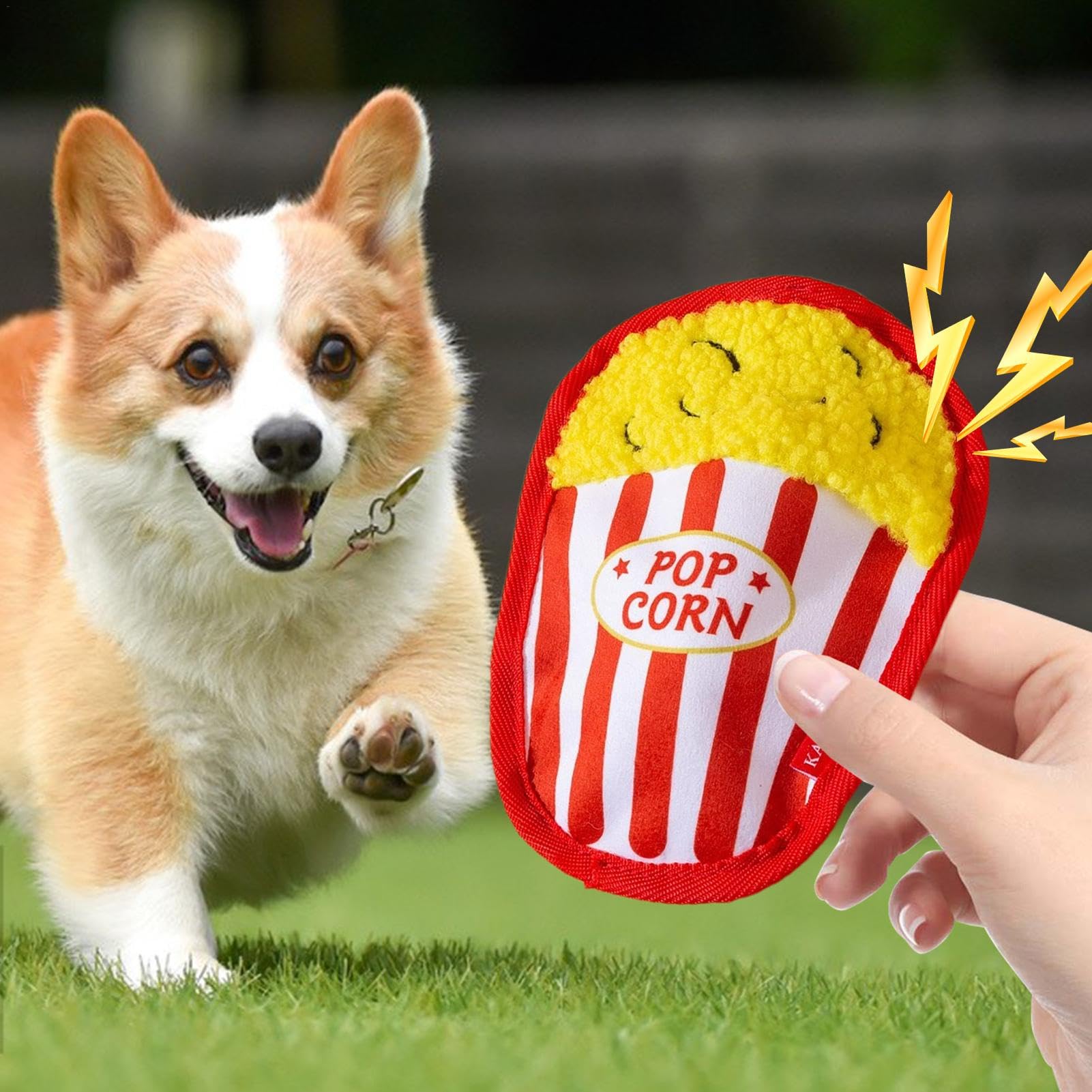 Hamburger 8cm (Hondenspeelgoed voor uw hond) - Alles voor uw huisdier