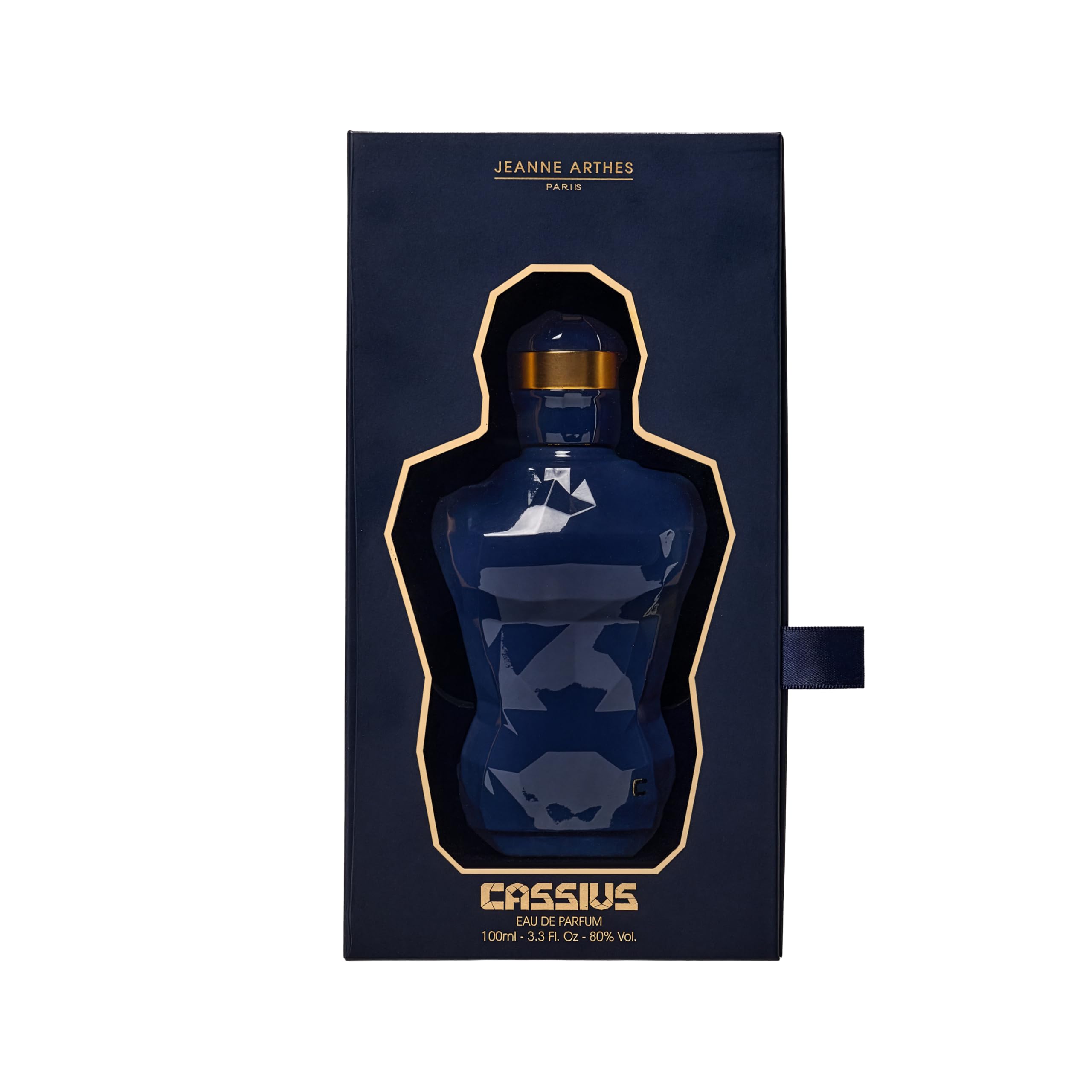 JEANNE ARTHES - Eau de Parfum Homme - Cassius - Boisé - Bergamote & Bois ambré - Fabriqué en France à Grasse - Flacon vaporisateur 100 ml
