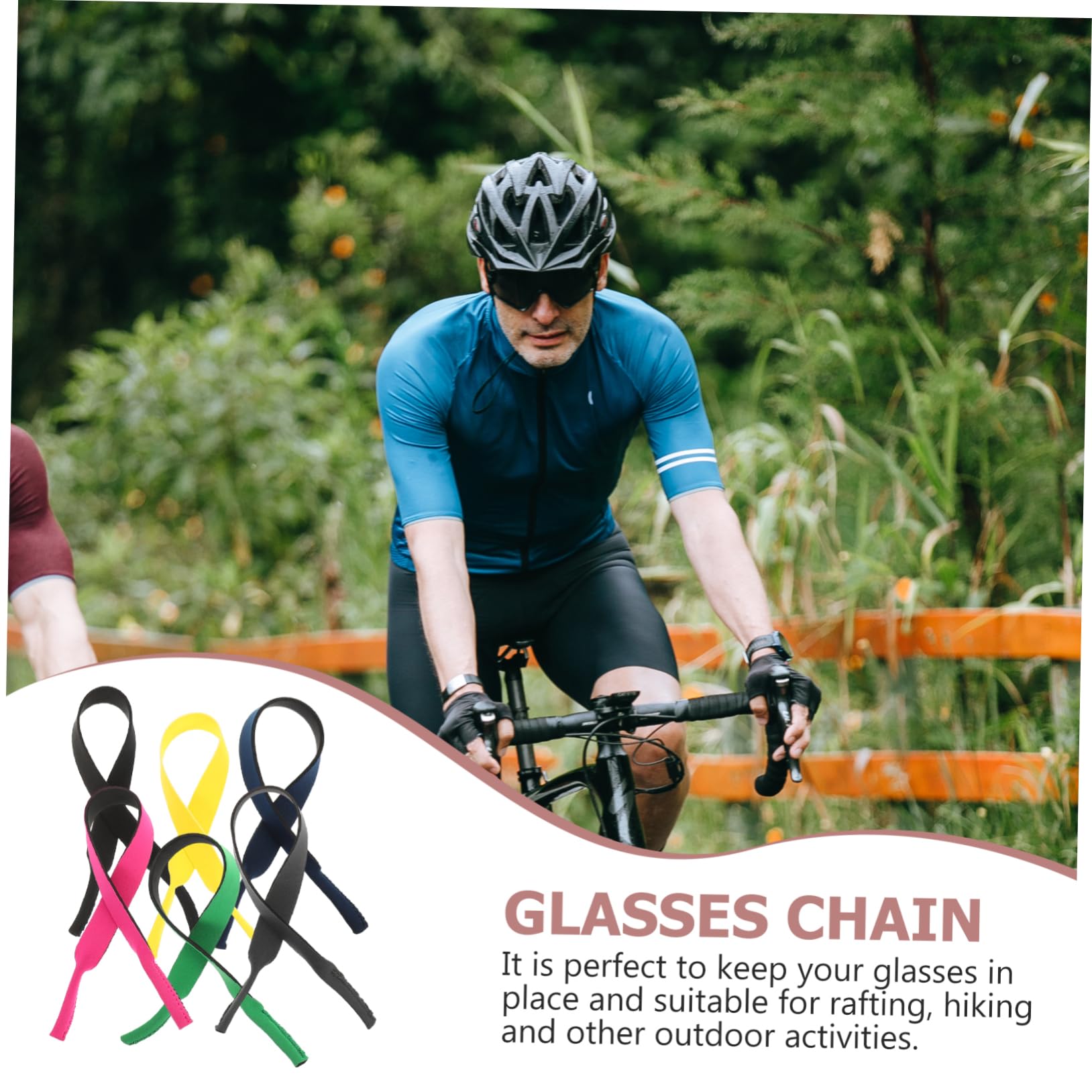 Artibetter Brille Mit Lanyard Sportbrillenband Brillenhalterband Brillenzubehör Brillenhalter Halskette Schleife Brillenkabelhalter Sportsonnenbrillen Praktischer Riemen Neopren