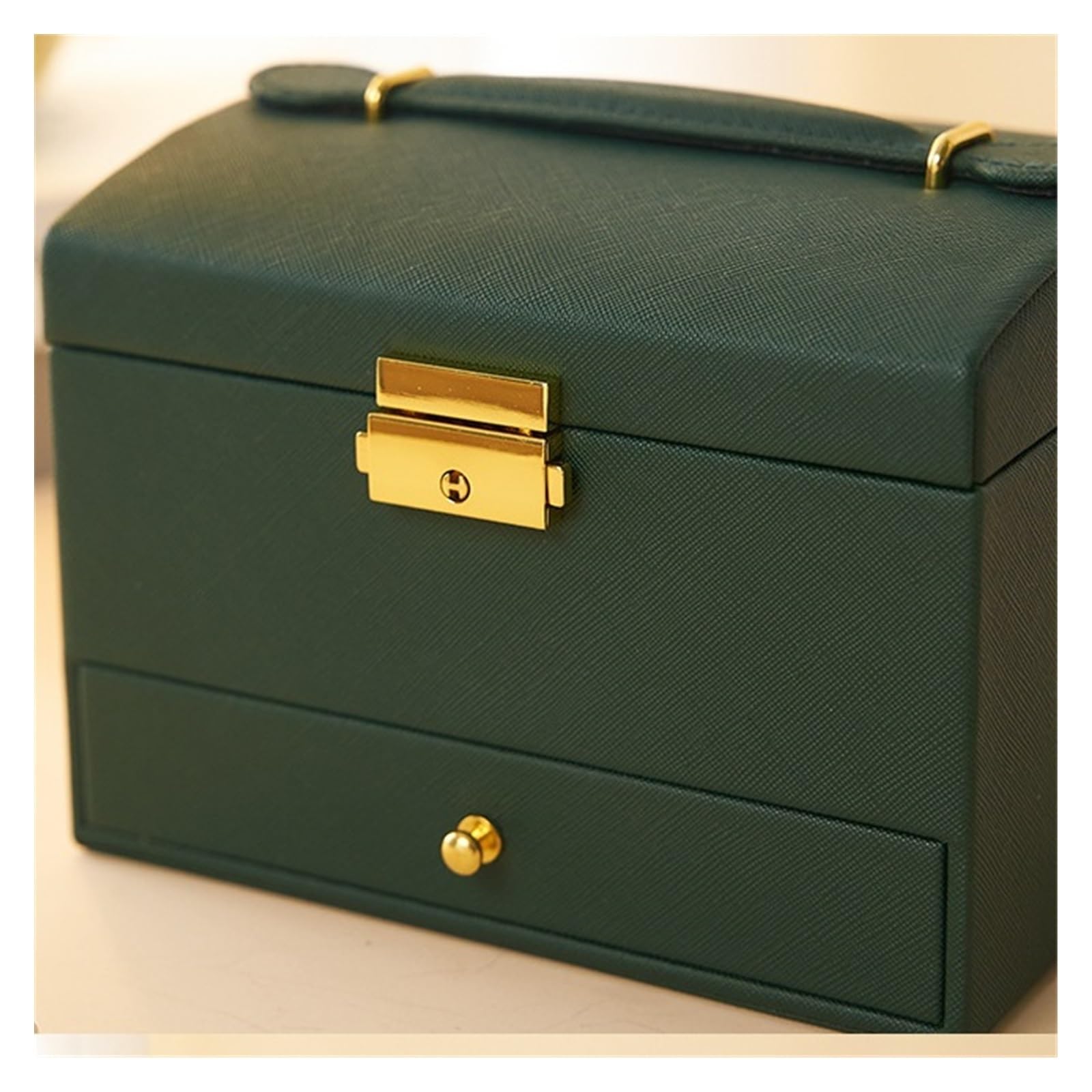 Jewelry Box Organizer Hand Jewelry Storage Box Large Capacity Jewelry Earrings Jewelry Box Creative Wedding Supplies Jewelry Organizer Small (A S) (B S)