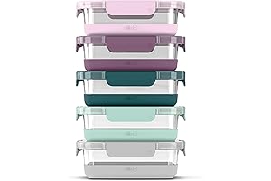 Ello Duraglass Glass Meal Prep Containers: The Perfect Solution for Healthy Eating on the Go
