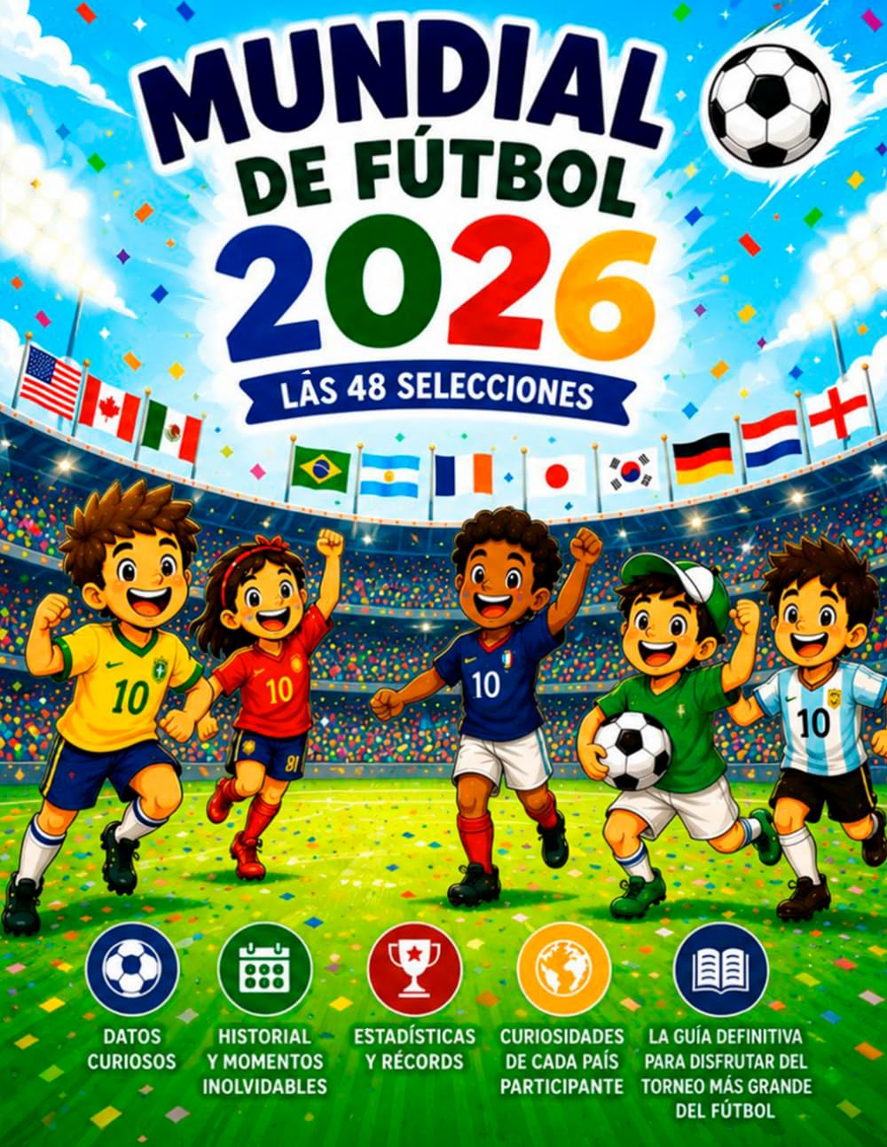 Mundial de Fútbol 2026: Las 48 Selecciones: Datos curiosos, historia, estadísticas y curiosidades de cada país participante en el torneo más grande de ... fútbol — la guía definitiva para aficionados
