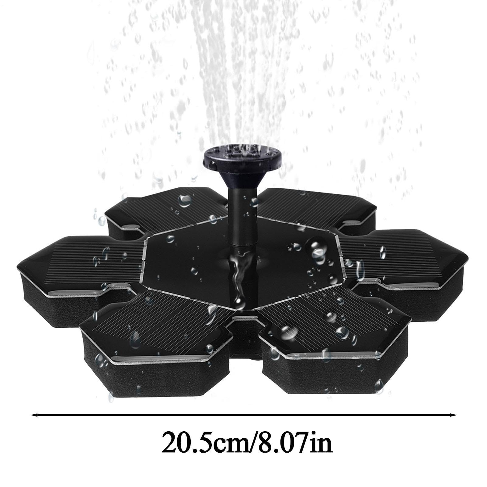 Pratica decorazione a energia solare, senza fili, a forma di , per esterni per abbeveratoio per uccelli, adatta per cortile, cortile, , giardino e terrazza