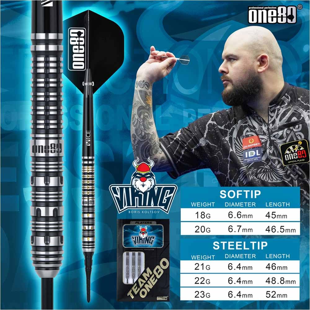Amazon | One80 ワンエイティ Viking 2BA 20g ボリス・コルツォフ選手