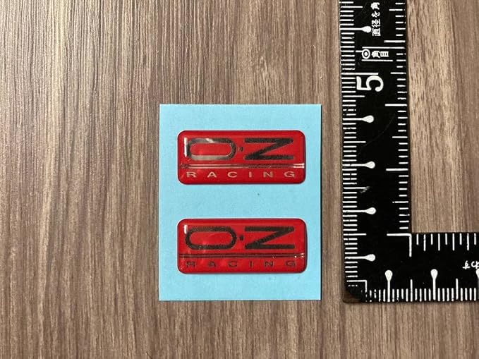 Amazon | OZ Racing STICKER Decal ステッカー デカール 2枚セット 3D レッド | アイドル・芸能人グッズ 通販