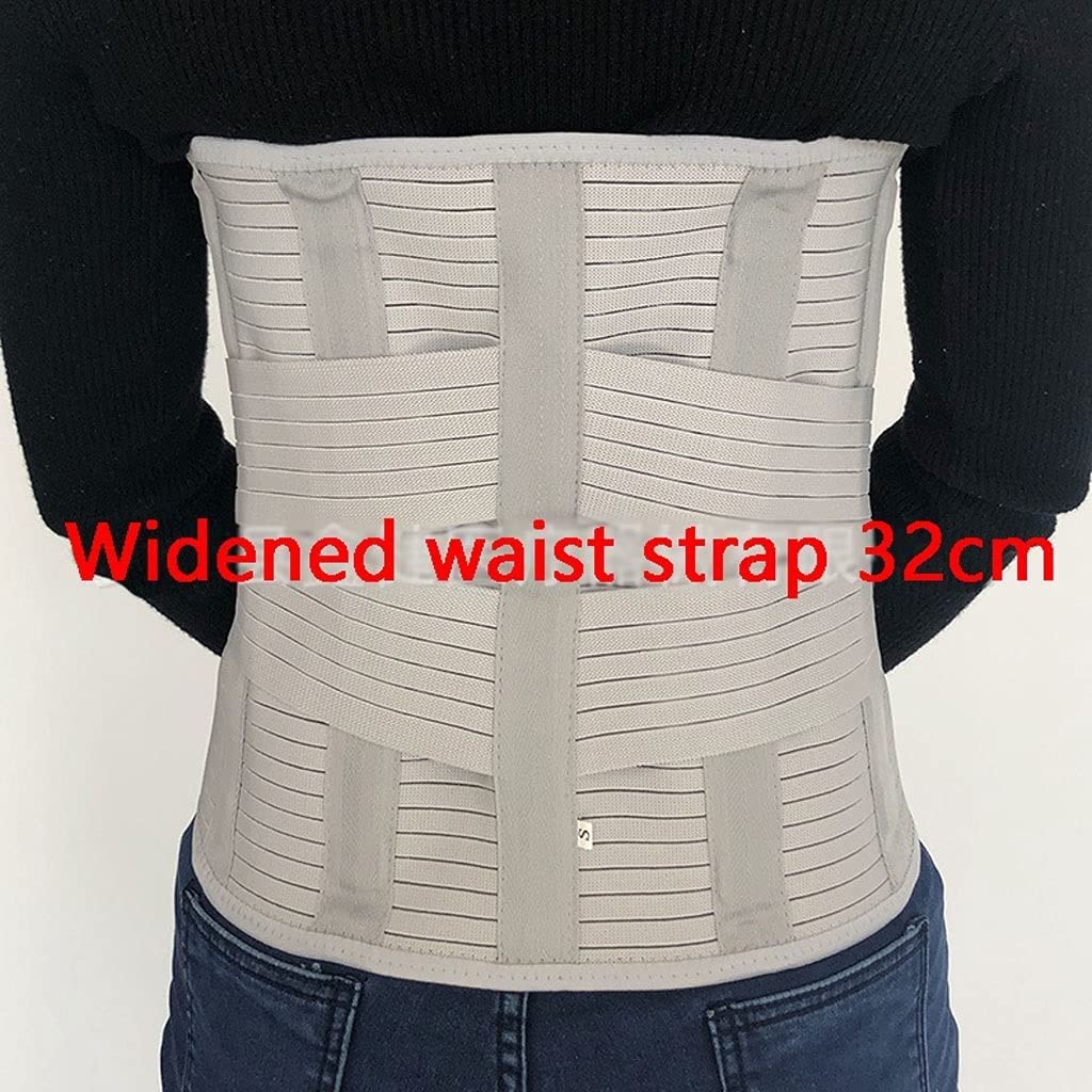 Tutore per la Schiena, 32 cm, Design Extra Largo, Cintura di rto Lombare per Uomo e Donna, Fascia di rto per la Vita, per alleviare Il Dolore Lombare, tutore Lombare Leggero per l'attivit