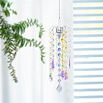 H & D Hyaline & Dora Chimes de vent de lustre AB Revêtement cristal Prismes Pendentif Pendentive Pendenteur Suncatcher Maison Cadeaux Décor