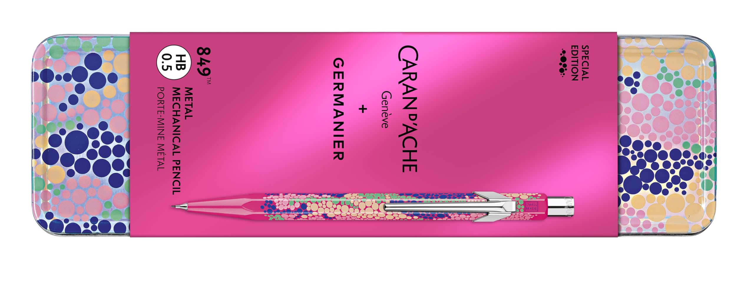 Portamine 0,5 844 Germanier Limited Edition Rosa Fluo | Caran D'Ache