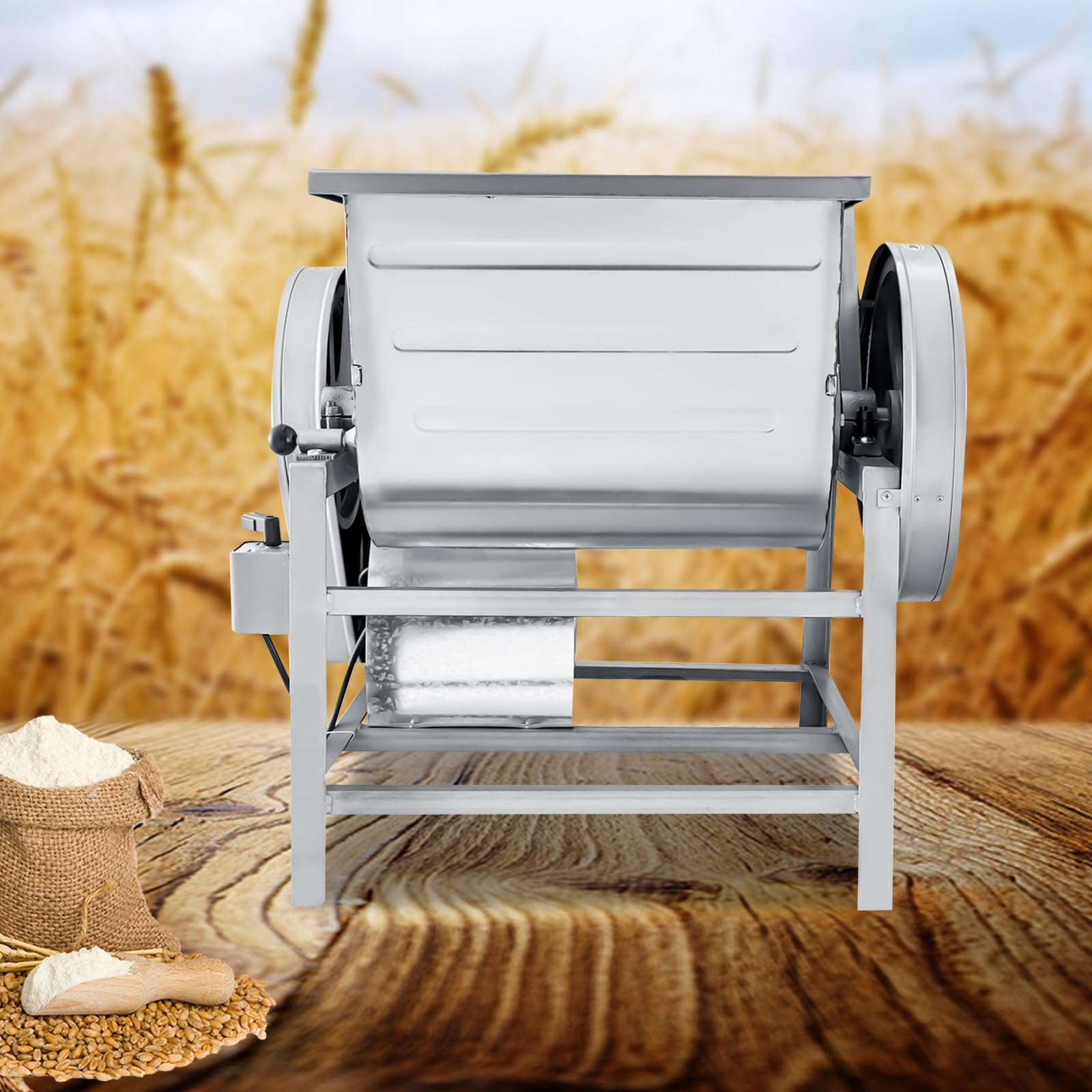 COYEUX Impastatrice Commerciale 30QT, Impastatrice Elettrica da 1500 W, con Miscelazione Girevole a 90 Gradi, per Ristoranti di Noodle, Hotel, Negozi per la Colazione