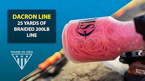 Miniatura 6 de AMS Bowfishing Carrete Retriever Pro, fabricado en los Estados Unidos