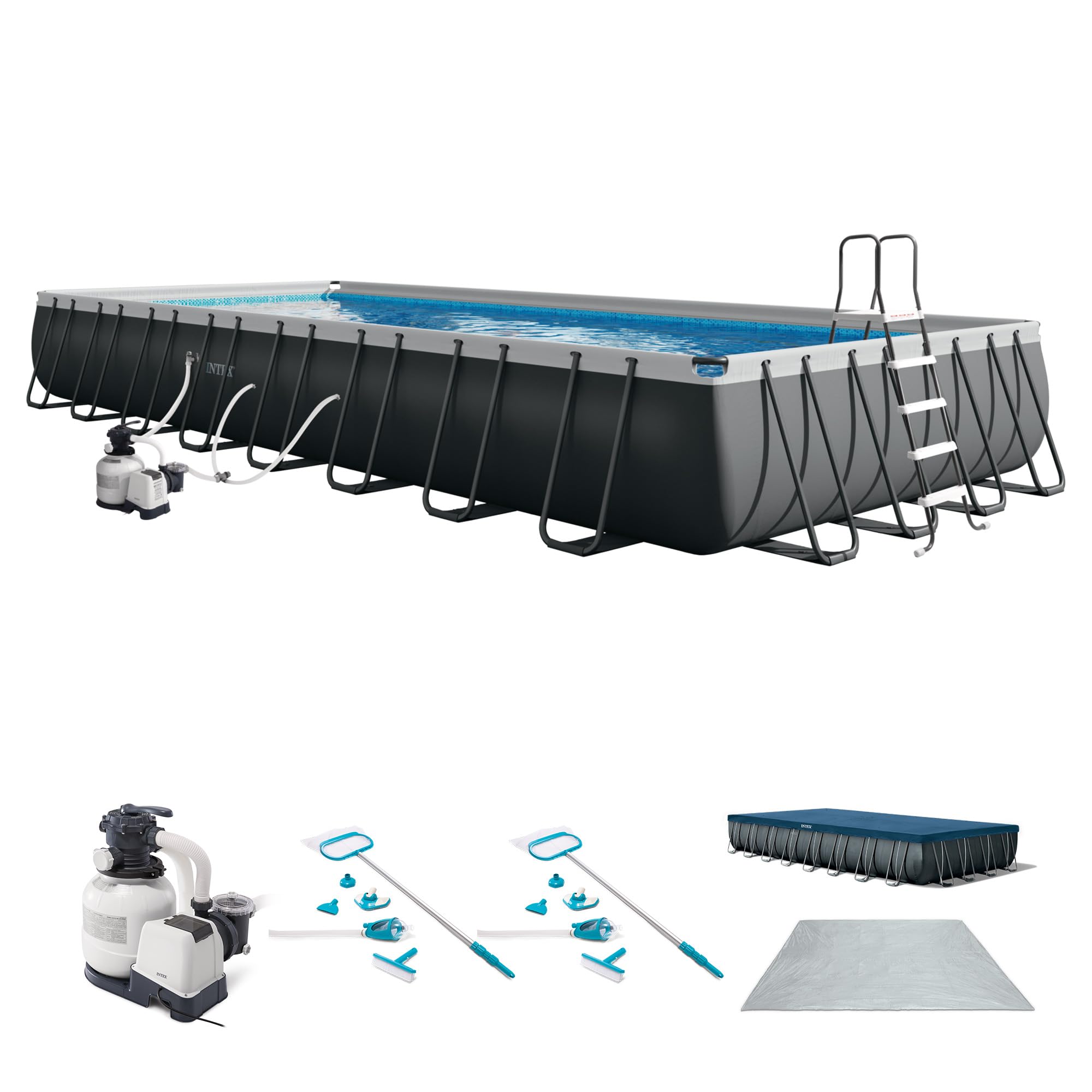 Amazon.com: INTEX 26373EH Ultra XTR 32ft x 16ft x 52in Above